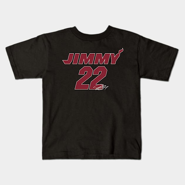 Jimmy 22 Kids T-Shirt by Nagorniak